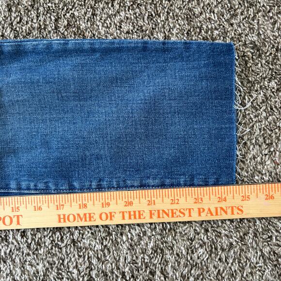 L'Agence Paris Adele Stove Pipe Jeans Size 24 High Rise Distressed Cropped NWT - Picture 8 of 12